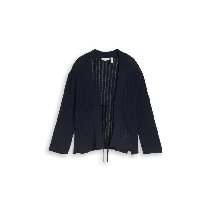 Tom Tailor dames vest 1051347 strik Marine